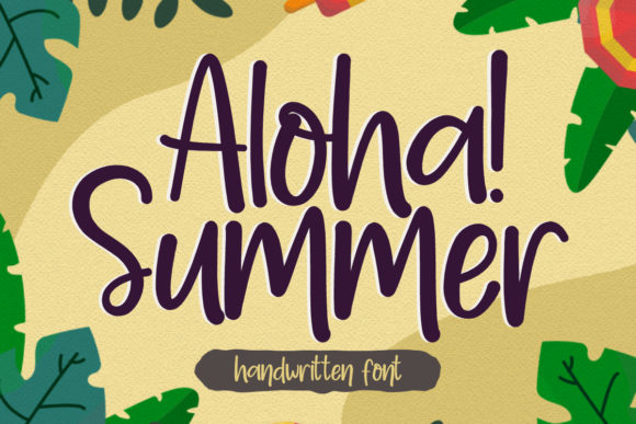Aloha Summer: A Relaxed Handwritten Font for Editorial Design