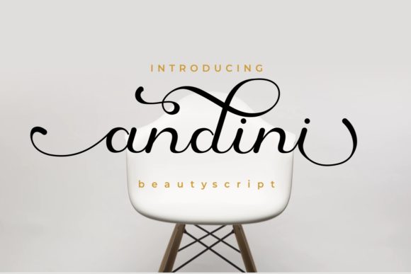 Andini Font: Elevating Brand Identity with Elegant Script