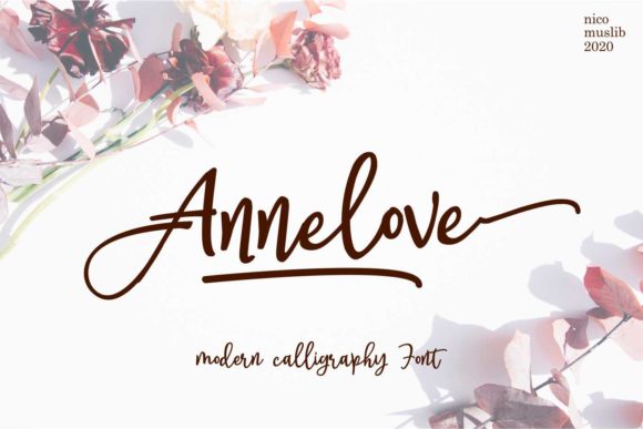 Annelove: A Handwritten Font for Elegant Branding
