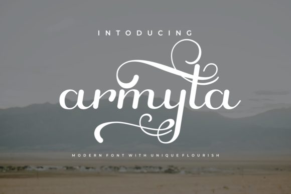 Armyta: A Modern Handwritten Font for Web Design