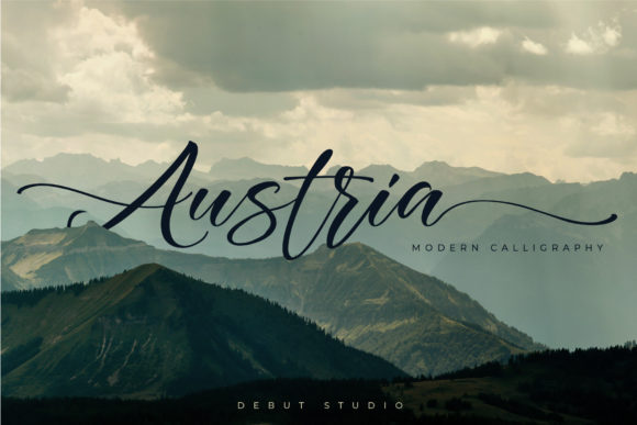 Austria Font: Elevating Web Design with Elegant Script