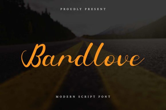 Bardlove: A Handwritten Font for Editorial Design