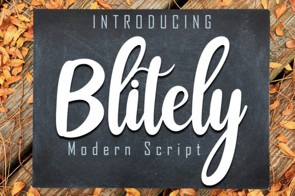 Blitely: A Casual Handwritten Font for Modern Brands