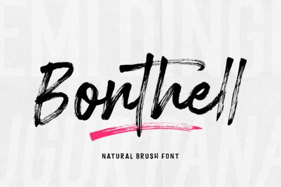 Bonthell: A Handwritten Font for Modern Web Design