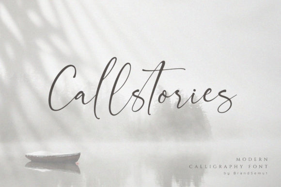 Callstories: A Modern Script Font for Elegant Branding