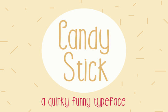 Candy Stick Font: A Playful Typeface for Makers