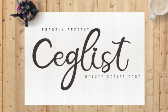Ceglist: A Script Font for Stronger Brand Identity