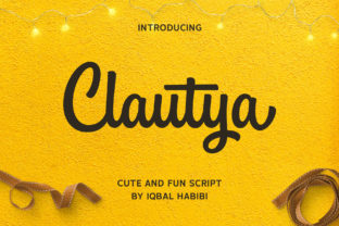 Clautya: A Handwritten Font for Modern Campaigns