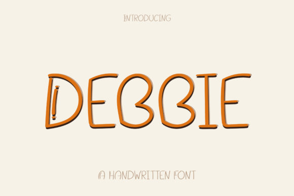 Debbie Font: A Handwritten Typeface for Small Business Branding