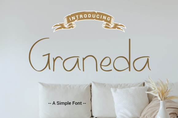 Graneda: A Handwritten Font for Brand Identity