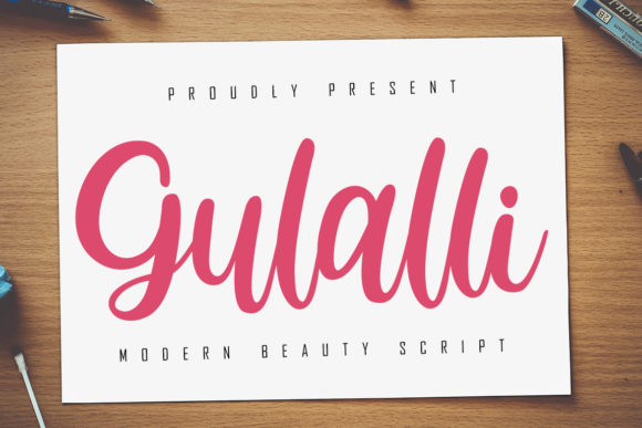 Gulalli: A Handwritten Font for Authentic Branding