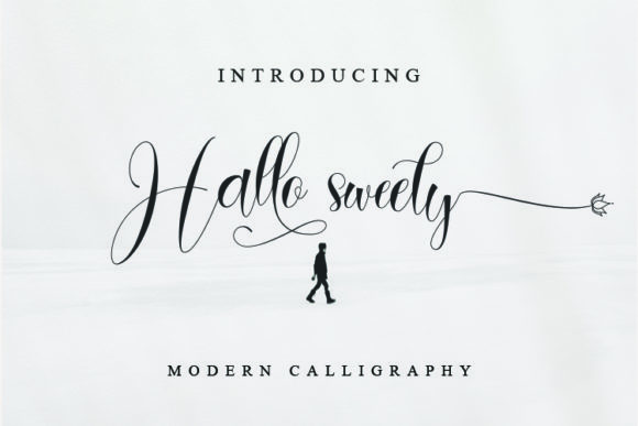 Hallo Sweety: A Fluid Script Font for Elegant Branding