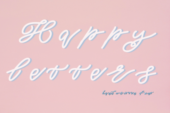 Happy Letters: A Handwritten Font for Modern Web Design
