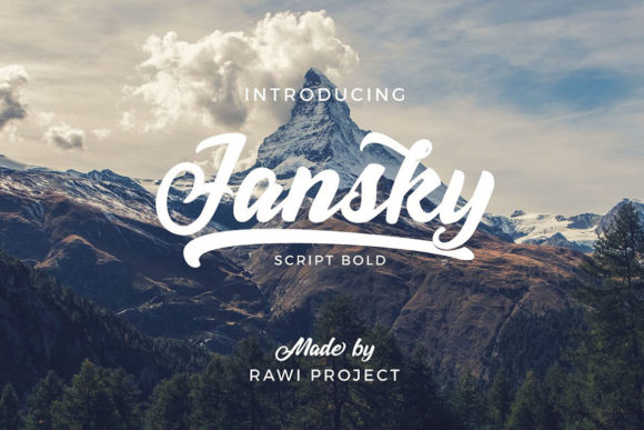Jansky: The Urban Handwritten Font for Makers
