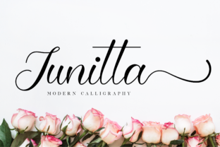 Junitta: A Modern Script Font for Campaign Design