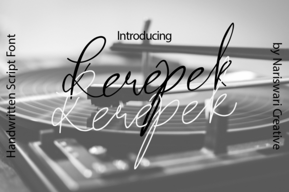 Kerepek: A Handwritten Font for Makers