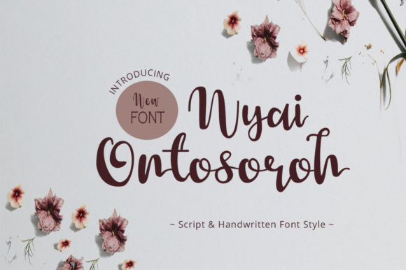 Nyai Ontosoroh: A Handwritten Font for Authentic Brands