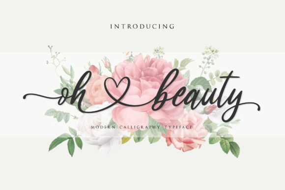 Oh Beauty: A Handwritten Font for Elegant Branding