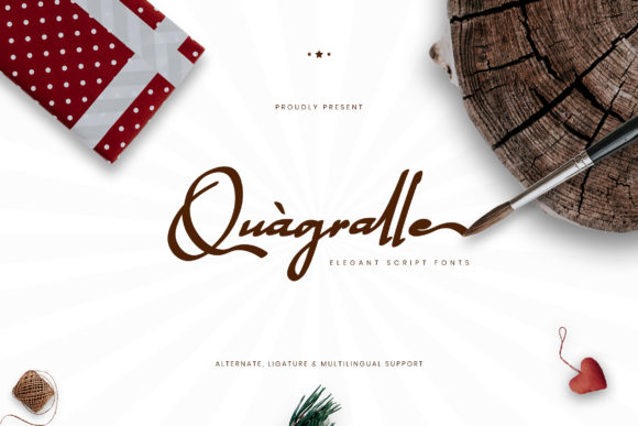 Quagralle: A Script Font for Digital Elegance