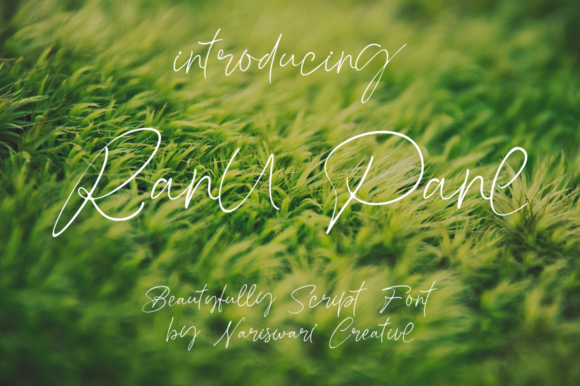 Ranu Pane: A Handwritten Typeface for Editorial Elegance