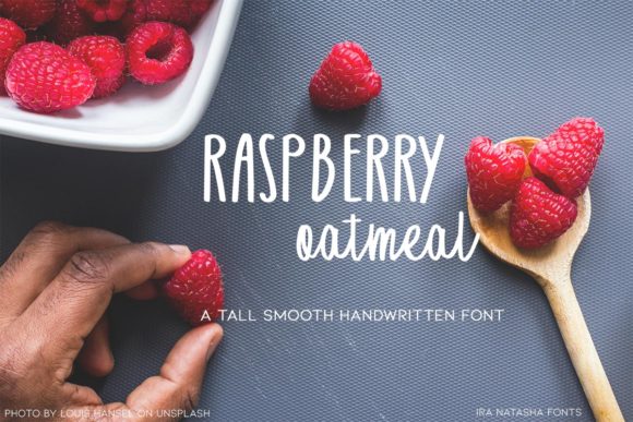 Raspberry Oatmeal: A Handwritten Font for Clear Campaigns