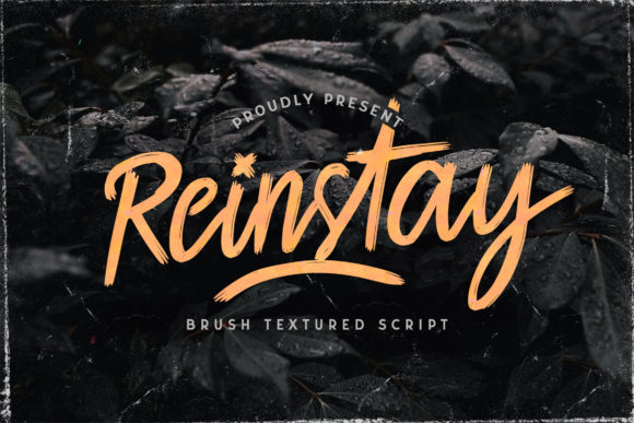 Reinstay: A Textured Font for Modern Web Design