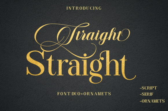 Straight: A Premium Font for Modern Campaigns