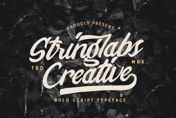 Stringlabs Creative: A Handwritten Font for Brand Identity